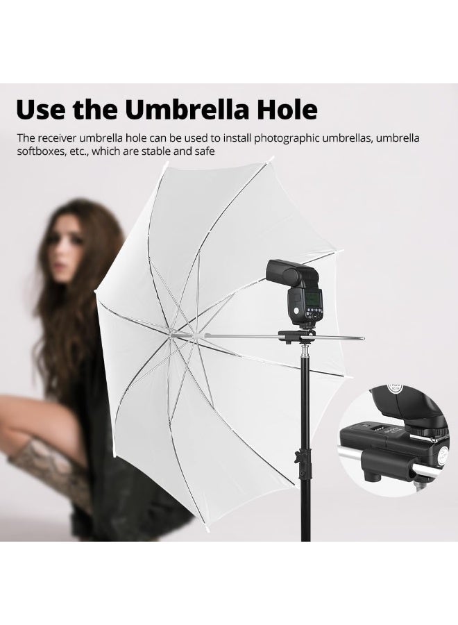 Godox CT-16 16 Channels 433MHz 3 in 1 Wireless Radio Flash Transmitter + 2pcs Receiver, Wireless Radio Flash Trigger Receiver Kit for Canon Nikon SONY Pentax Olympus DSLR Speedlite/Studio Flash - Image 5