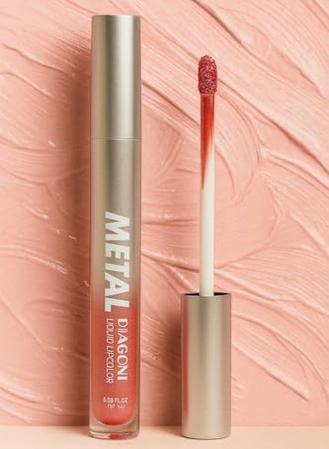 MAKE UP FOR LIFE Metal Diaoni Liquid Lip Color - High-Shine Metallic Finish, Long-Lasting, Smudge-Proof & Lightweight Lip Stain for Bold Glamorous Lips - Image 5