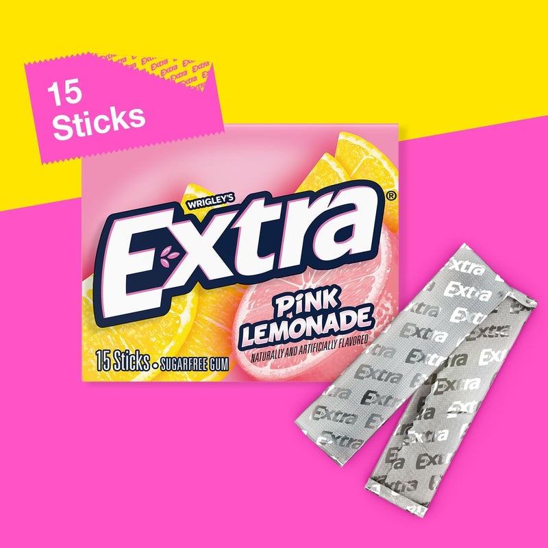 EXTRA Pink Lemonade Sugar-Free Gum - Image 4