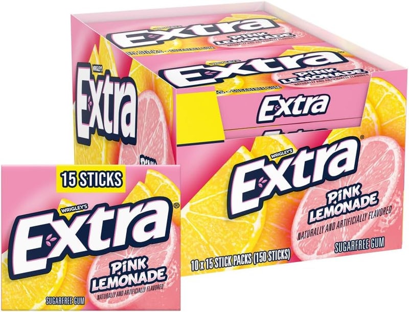 EXTRA Pink Lemonade Sugar-Free Gum - Image 1