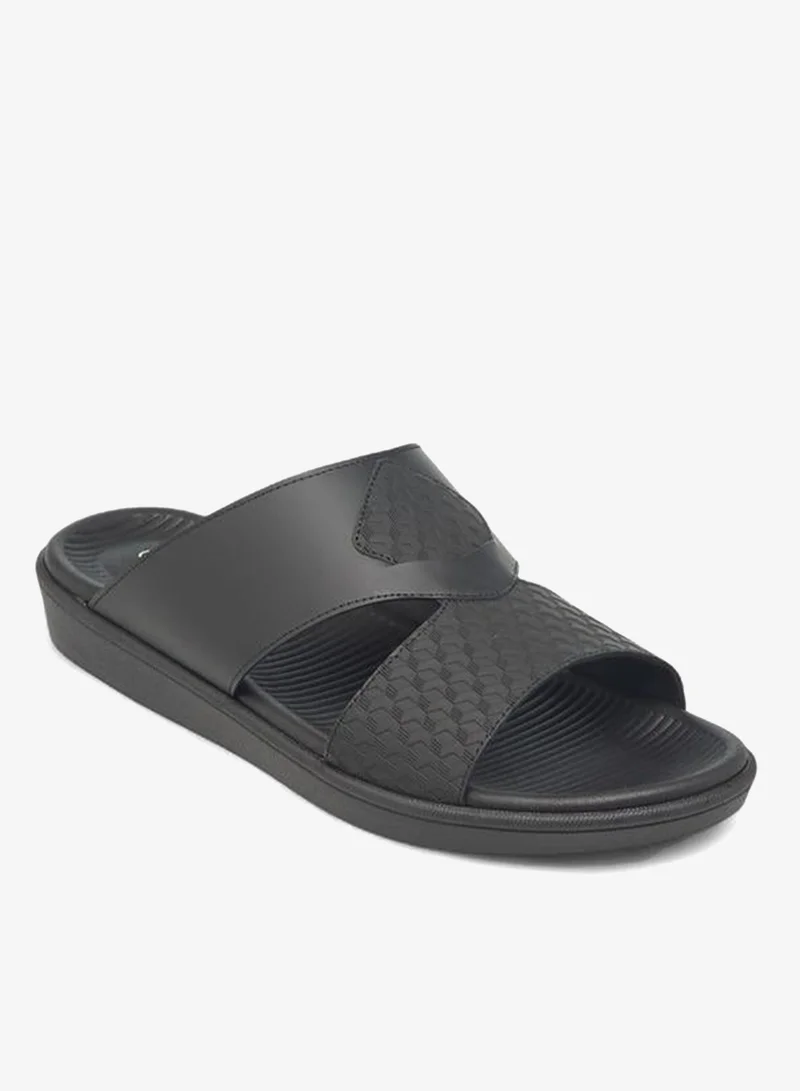Le Confort Black Men Leather Arabic Sandals Ramadan Collection for Men | Best Price UAE