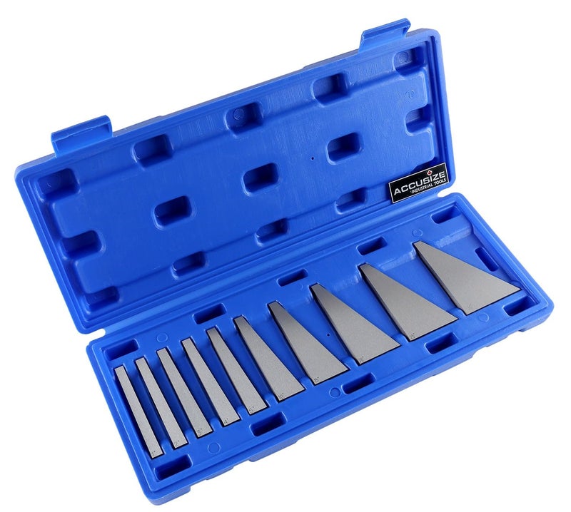 Accusize Industrial Tools 10 Pcs Precision Angle Block Set 36020111