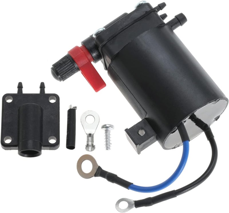 YRANZO Fuel Primer Choke Solenoid for Johnson, OMC, Evinrude - Replacement Parts with Installation Accessories - Image 1