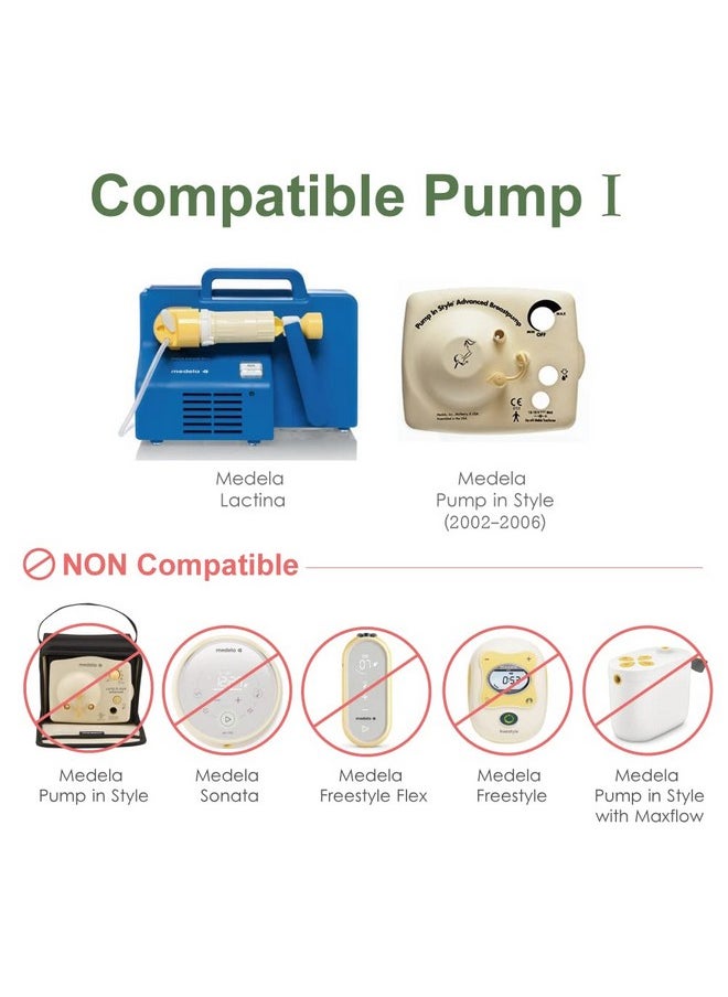 Maymom - Tubing Compatible With Medela Lactina Symphony And Pump In Style Breast Pumps. Retail Pack 2Pc/Pack. Bpa Free Replacement Of Medela Tubing Part 8007213 8007194 8007179 87214 87213; Made By Maymom - Image 1