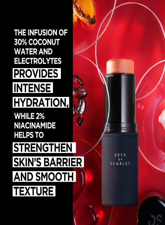 Deck of Scarlet Skin Edit Serum Foundation Stick - Clean And Vegan Makeup - Hydrating Formula With Natural Glowy Finish - Image 3