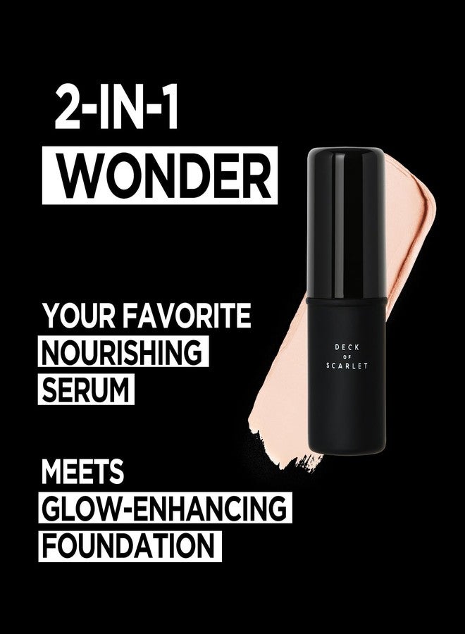 Deck of Scarlet Skin Edit Serum Foundation Stick - Clean And Vegan Makeup - Hydrating Formula With Natural Glowy Finish - Image 2