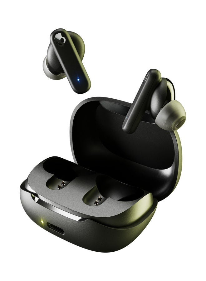 Skullcandy Smokin' Buds Wireless Earbuds With Supreme Sound, 50 Percent Renewable Plastics, Microphone, 20 Hours Battery, Bluetooth For iPhone, Android, And More True Black - Image 1