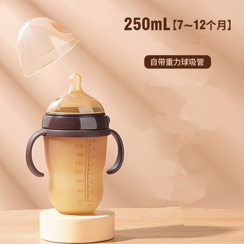 Nano Silver Antibacterial Silicone Bottle 70 Caliber Shixi Bottle Anti-Fall And Anti-Choking Gods For Weaned Babies - Image 5