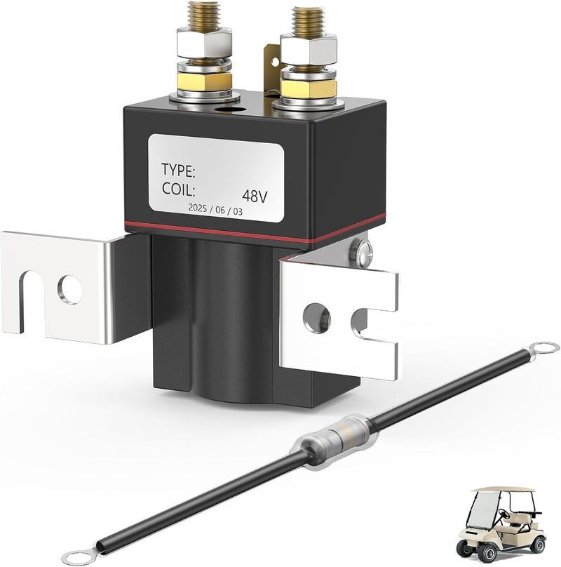 Panglong 48V 4 Terminal Solenoid Coil for Club Car Golf Carts - Image 1