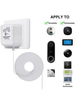 Hotop Hotop 24 Volt C Wire Adapter for Smart Thermostat, UL Listed 16.5ft Long Power Connector C Wire for All Versions of Smart Thermostat Compatible with Nest, Honeywell, Ecobee, Wyze, Sensi  - Image 3
