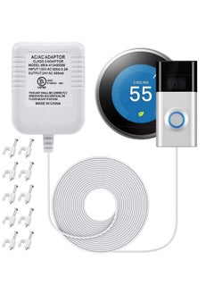 Hotop Hotop 24 Volt C Wire Adapter for Smart Thermostat, UL Listed 16.5ft Long Power Connector C Wire for All Versions of Smart Thermostat Compatible with Nest, Honeywell, Ecobee, Wyze, Sensi  - Image 2