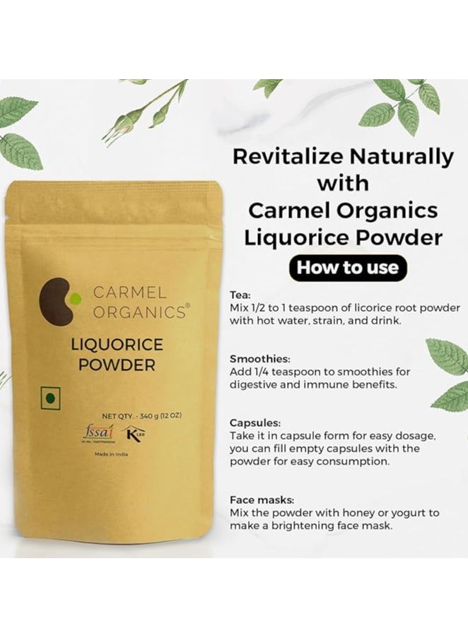 كارميل أورجانيكس مسحوق عرق السوس من كارميل أورجانيكس ٣٤٠ غرام - Image 3