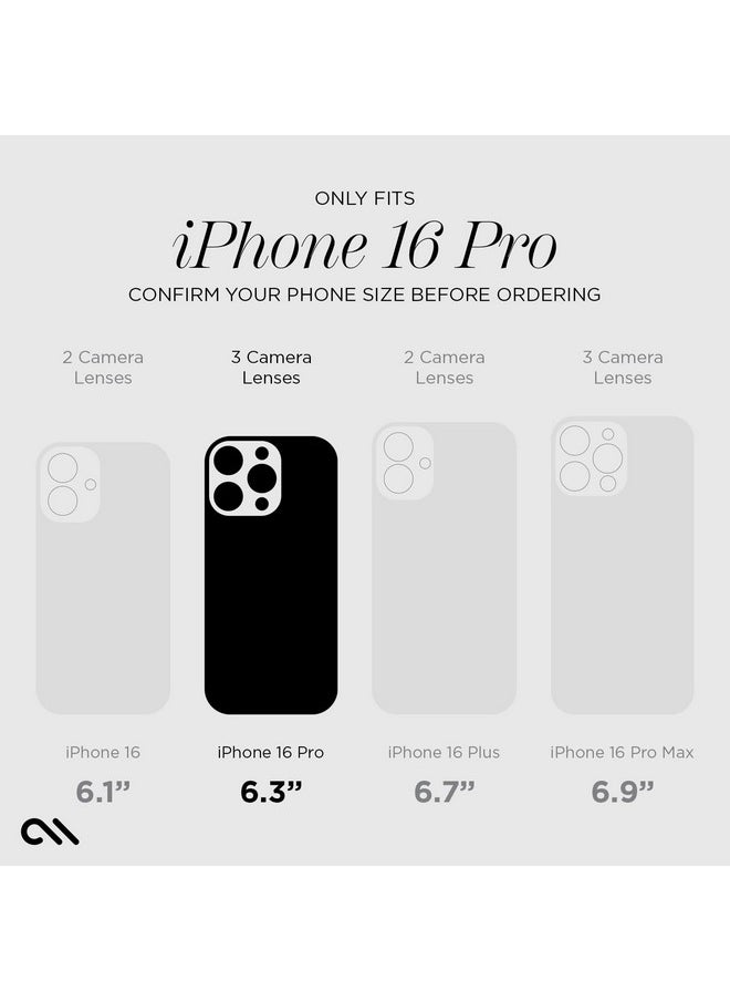 CASE-MATE Case-Mate iPhone 16 Pro Case [Compatible with MagSafe] - Stylish Mother of Pearl Phone Case with 12ft Drop Protection - Premium Magnetic Cover for iPhone 16 Pro - Touch of Pearl  - Image 2