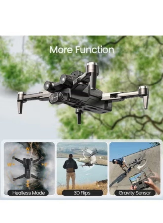 عام طائرة درون 8k قابلة للطي مع كاميرا وتحكم عن بعد بجهاز تحكم او تطبيق الجوال - Image 4