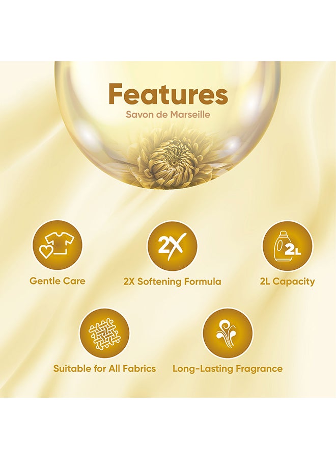 Bcleen Fabric Softener,Savon de Marseille Scent, for long lasting fragrance,2L (SAVINGS PACK OF 2L X 8) - Image 4