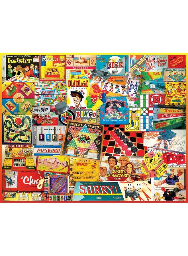 WHITE MOUNTAIN Puzzles The Games We Played - 1000 Piece Jigsaw Puzzle - Image 1