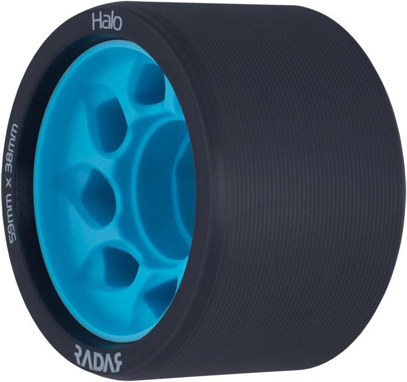 Riedell Radar Wheels Halo Roller Skate Wheels - 4 Pack of 38mm x 59mm - Image 1