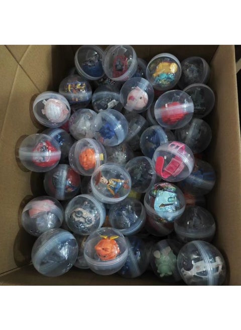 100mm Gashapon Fully Translucent Translucent Gashapon Ball Kidsren's Game Console Gift Gashapon Electromechanical Game City Manufacturer Wholesale-Color:100mm Fully Transparent Gashapon