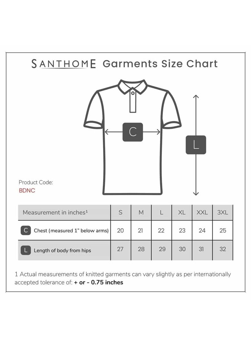 SANTHOME Men's Half Sleeve Polo T-Shirt with UV Protection  - Image 5