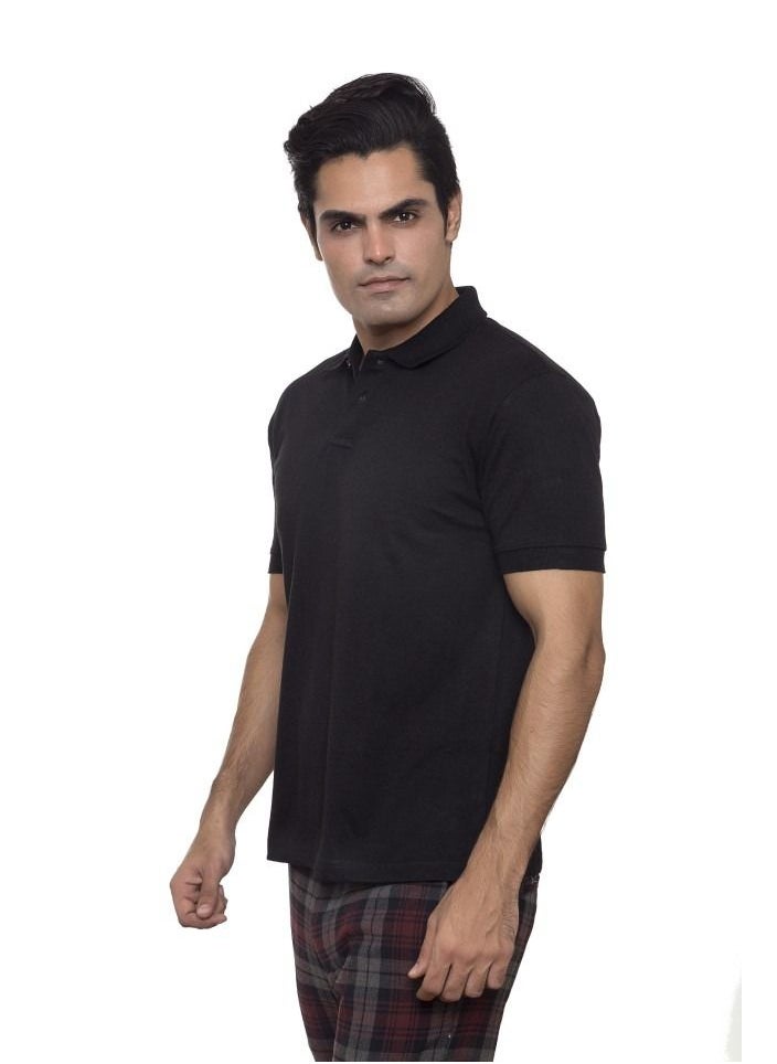 SANTHOME Men's Half Sleeve Polo T-Shirt with UV Protection  - Image 3