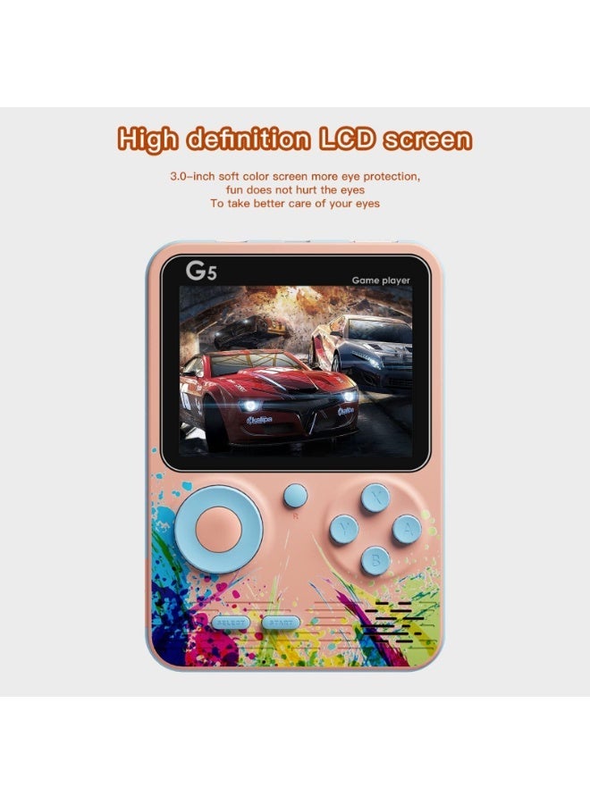 G5 Handheld Game Console with 3.0-inch Color Screen and 500 Retro Games - Image 1