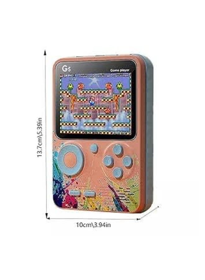 G5 Handheld Game Console with 3.0-inch Color Screen and 500 Retro Games - Image 2