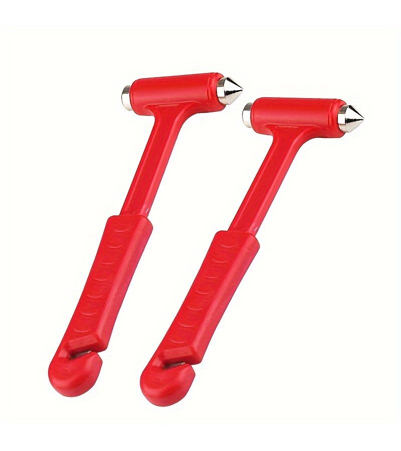 Multifunctional Solid Safety Hammer 2pcs Emergency Escape Tool Car Window Breaker Seatbelt Cutter Home Outdoor Rescue - Image 3