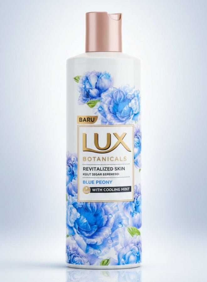 Lux Botanicals Revitalized Skin Blue Peony Body Wash 250 ml Refreshing Hydrating Floral Skin Care