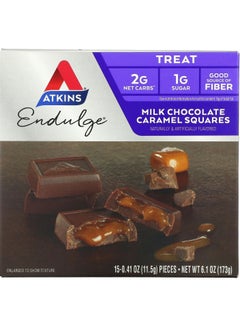 Atkins, Candy, Milk & Caramel Chocolate Cubes, 15 Pieces, 0.41 oz (11.5 g) Each - pzsku/Z86DDFB62AB7312A9088BZ/45/_/1647939527/86e7633e-e318-4337-8352-e638ed121955