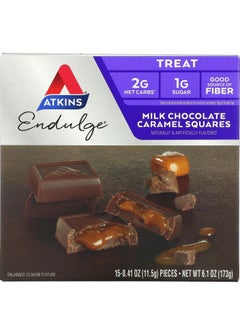 Atkins, Candy, Milk & Caramel Chocolate Cubes, 15 Pieces, 0.41 oz (11.5 g) Each - pzsku/Z86DDFB62AB7312A9088BZ/45/_/1648469030/bcdf6491-652b-4141-8844-8c6619f7d3f5