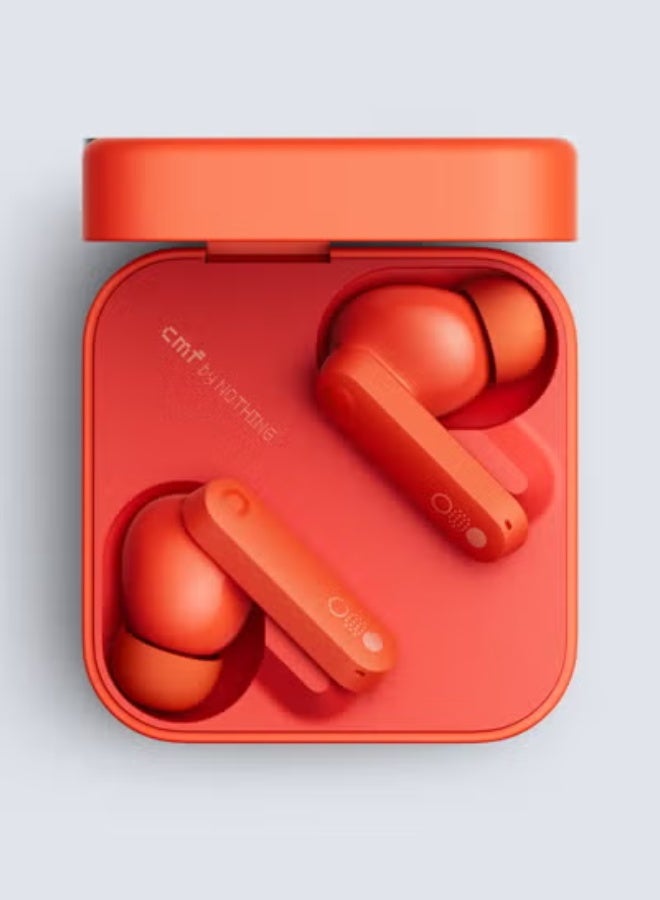 Gravity HiFi Wireless Earbuds with Dirac Opteo Technology for Superior Sound Clarity, Ultra Bass Deep Audio Experience, Advanced 42dB Active Noise Cancellation, Long-lasting 35.5 Hours Playback, Latest Bluetooth 5.3 Connectivity, Dual Device Connection Support – Stylish Orange Color for Ultimate Comfort and Immersive Listening - Image 5