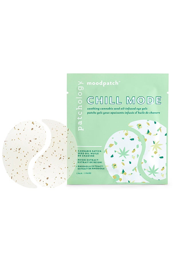 Patchology moodpatch Chill Mode 5 Pairs – Relaxing Soothe for Stressed Eyes, Cannabis Sativa & Reishi, Calming Treatment for Eye Redness Relief 5 Pack - Image 3