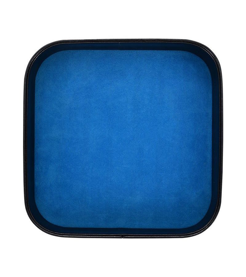 صندوق منظم من المخمل بلون بني فاتح مقاس 7.87 × 7.87 بوصة مخصص لألعاب الطاولة - Image 5