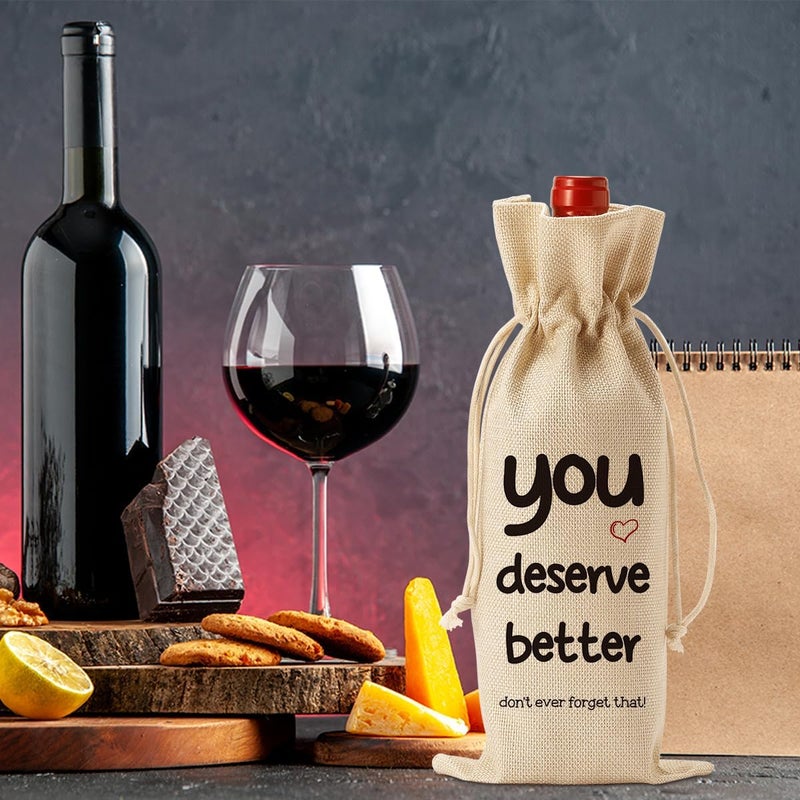 PKW Divorce Wine Bag Break Up Gifts for Women Divorce Party Decorations for Women Happy Cheer Up Gifts for Her Friend Sister Newly Divorced Wine Bottle Bag - Image 2