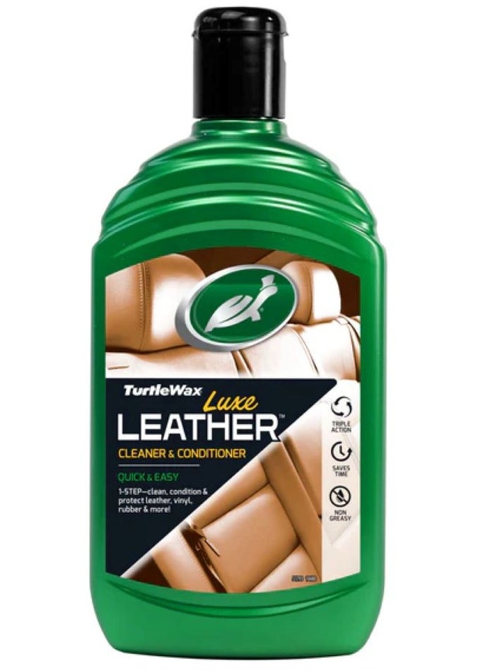 TurtleWax Luxe Leather Cleaner & Conditioner 500ml  - Image 1