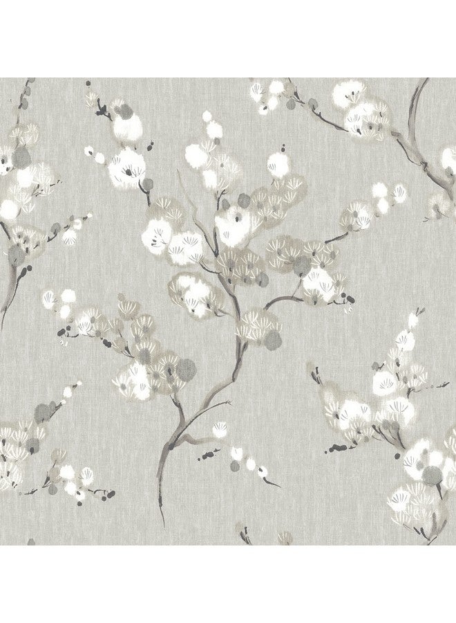 NuWallpaper Grey Mirei Peel & Stick Wallpaper - Image 1