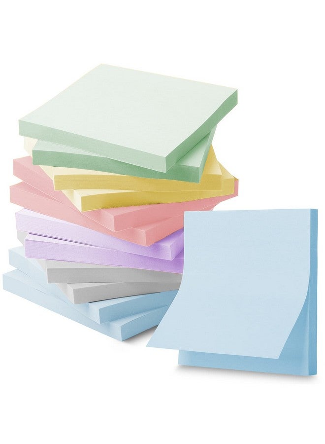 Mr. Pen - Sticky Notes, 3”X3”, 12 Pads, Morandi Colors Sticky Notes, Sticky Note, Self-Stick Note Pads, Sticky Pads Sticky Notes Aesthetic, Colorful Sticky Notes, Sticky Notes Bulk Sticky Notes - Image 1