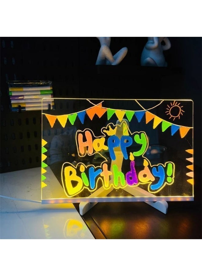 لوحة جرافيتي مضيئة - لوح رسم LED فني مبتكر للأطفال - Image 2