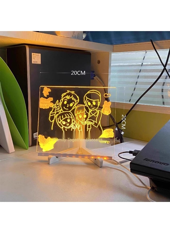 لوحة جرافيتي مضيئة - لوح رسم LED فني مبتكر للأطفال - Image 4