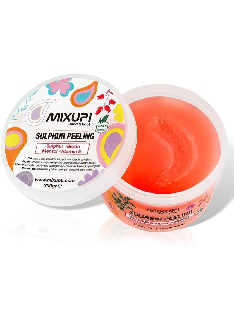 MIXUP Mix Up Biotin Sulfur Menthol Scrub for Hands and Feet - 300g - Image 2