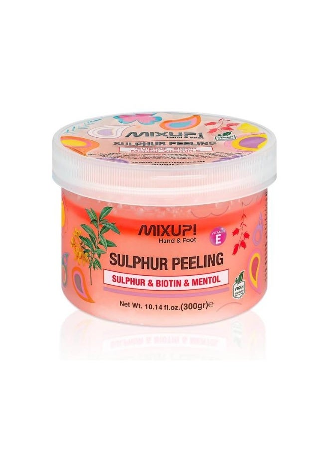 MIXUP Mix Up Biotin Sulfur Menthol Scrub for Hands and Feet - 300g - Image 3