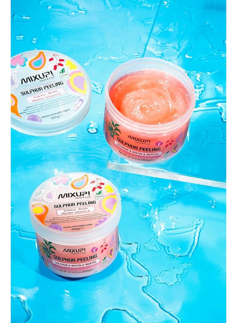 MIXUP Mix Up Biotin Sulfur Menthol Scrub for Hands and Feet - 300g - Image 4