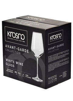 Krosno Krosno Avant-Garde Wine Glass 390ML 6pc Gift Box  - Image 3