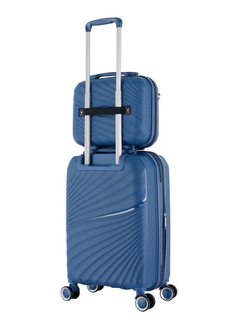 H.T H.T Luggage Bag, Unisex Polypropylene (PP) Material Hard Case Luggage, SKU HT13504, 16 Liters, Vanity Case Size  - Image 4