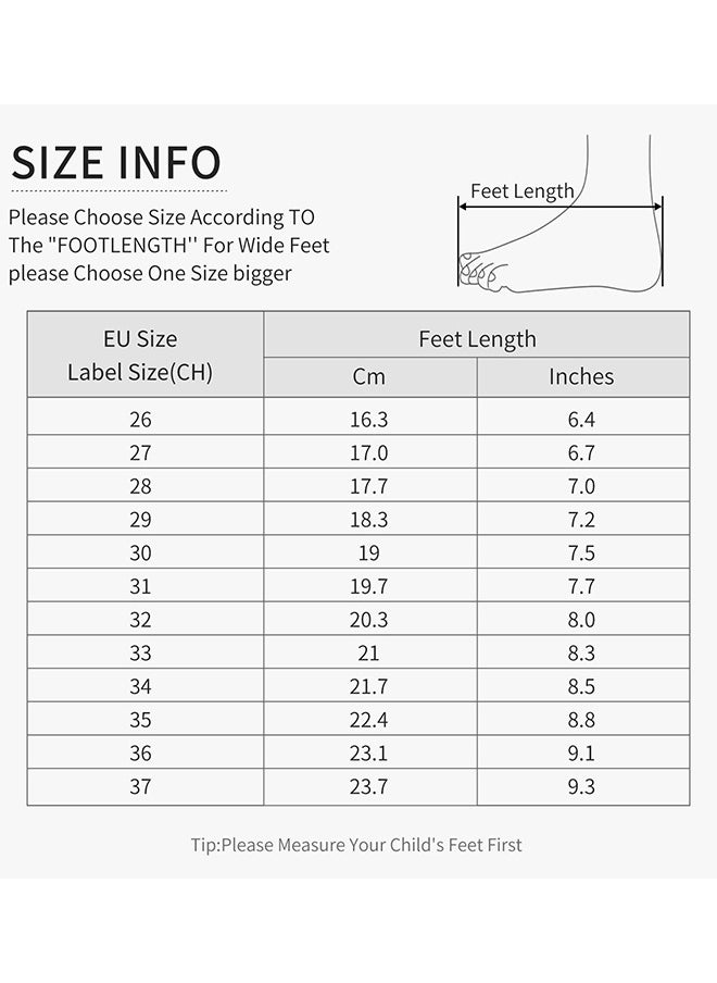 Apawwa Kids Shoes Breathable Slip On Sneakers Sports Shoes, Lightweight Running Shoes For Boys and Girls Sneaker (26-37).  - Image 3