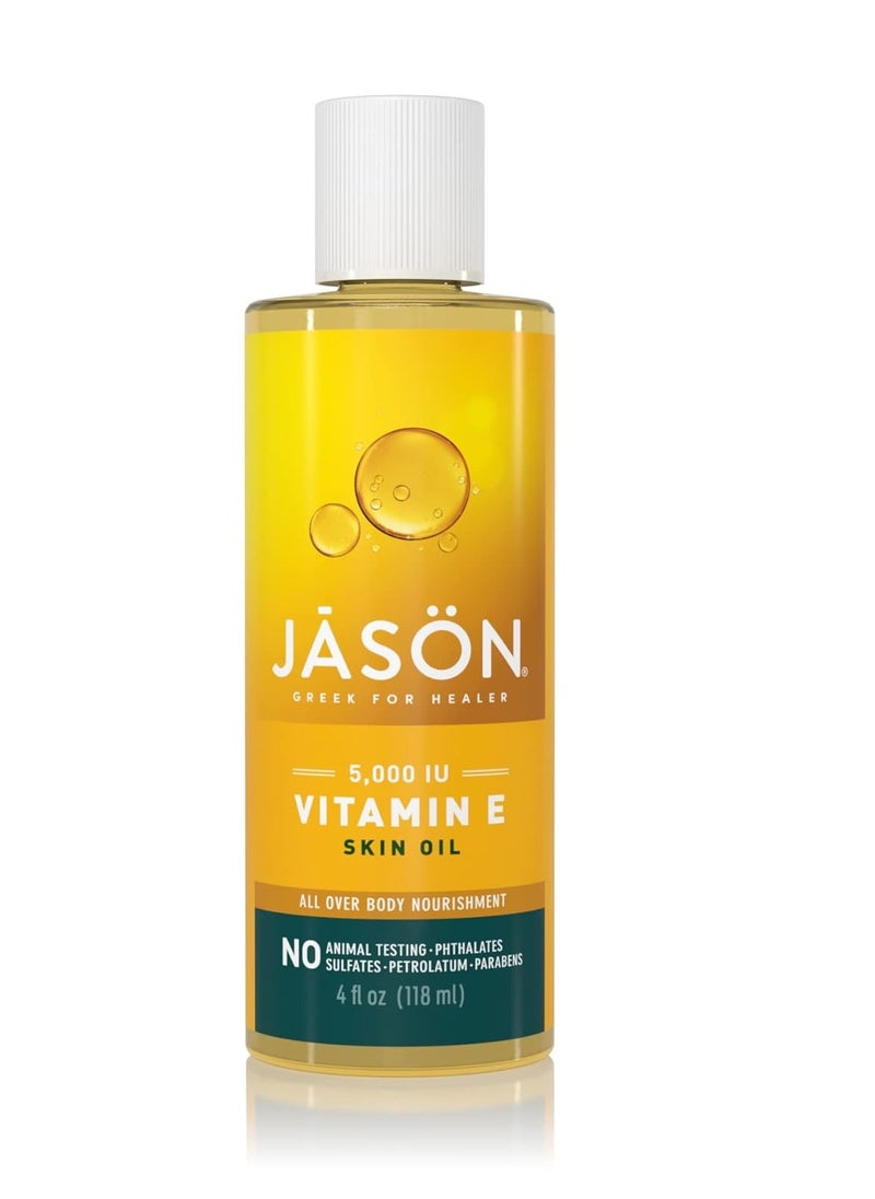 Jason JASON Vitamin E 5,000 IU Moisturizing Body Oil, For Hair, Face, and Body, 4 Fluid Ounces  - Image 1