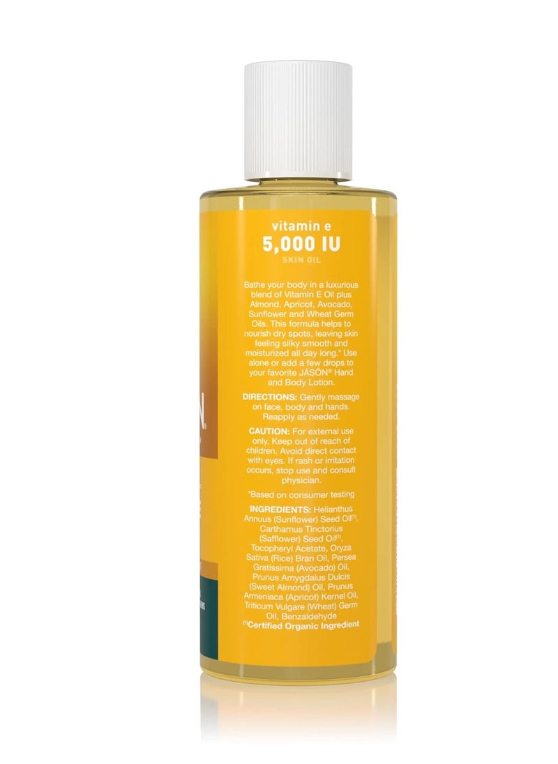 Jason JASON Vitamin E 5,000 IU Moisturizing Body Oil, For Hair, Face, and Body, 4 Fluid Ounces  - Image 2