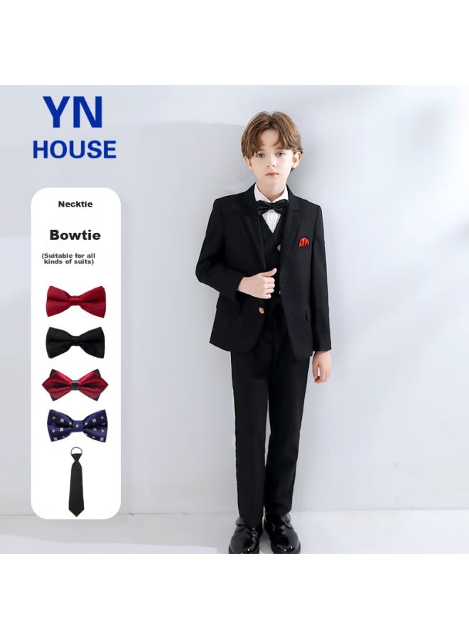 Yinuofang Children's Suit Bow Tie For Boys And Girls, Butterfly Tie For Suits, Bow Tie: Navy Blue - Image 2