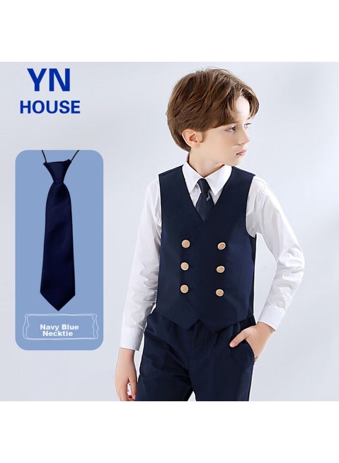 Yinuofang Children's Suit Bow Tie For Boys And Girls, Butterfly Tie For Suits, Bow Tie: Navy Blue - Image 1