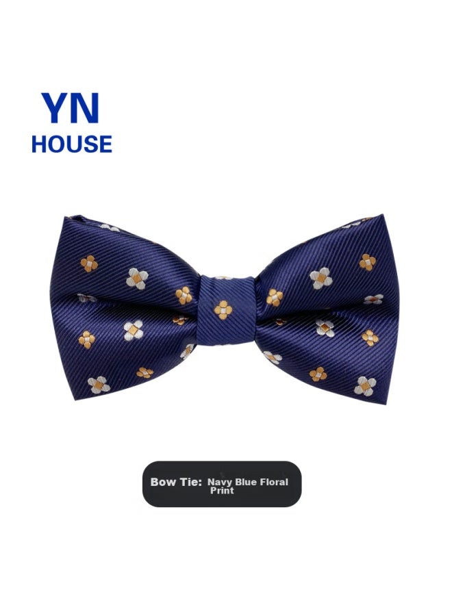Yinuofang Children's Suit Bow Tie For Boys And Girls, Butterfly Tie For Suits, Bow Tie: Navy Blue - Image 5